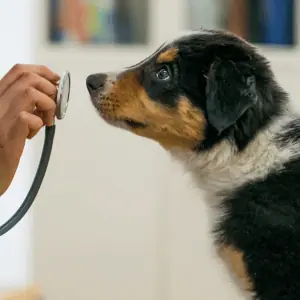Top 4 Ways to Keep Your Puppy Safe in the CT Shoreline puppy at veterinarian