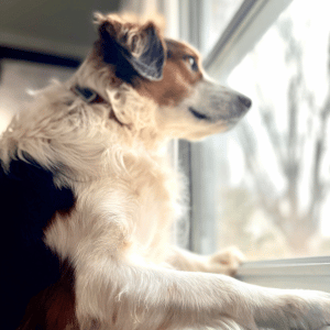 5 Things Only True Dog Lovers Understand (Especially on the CT Shoreline) - dog waiting on dog walker Old Saybrook, CT